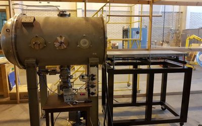 Satellite-Environmental-Stress-Testing-Plate-Within-A-Vacuum-Chamber-85852